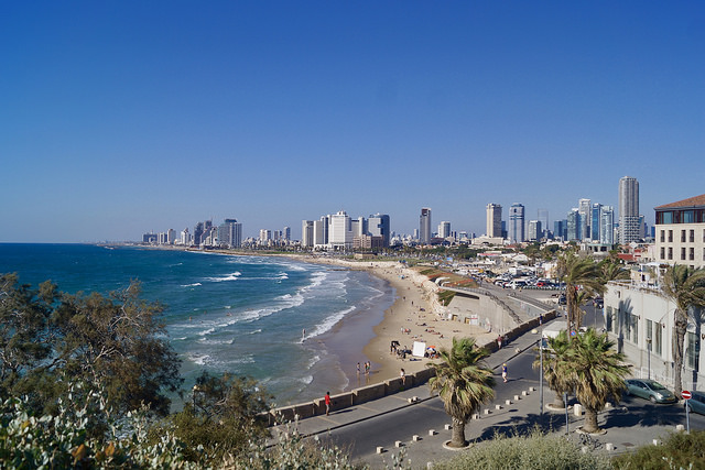 Вид на Тель-Авив из Яффы