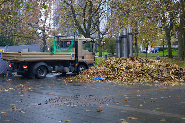 Франкфурт-на-Майне уборка мусора