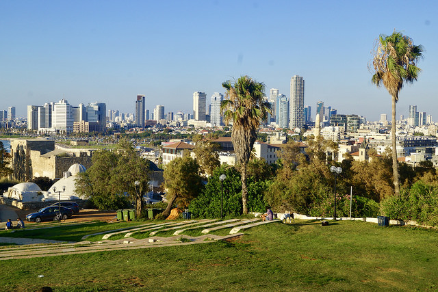 Яффа, красивый вид на Тель-Авив